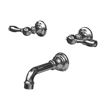 Newport Brass Tub Faucet, Polished Chrome, Wall 3-1775-26